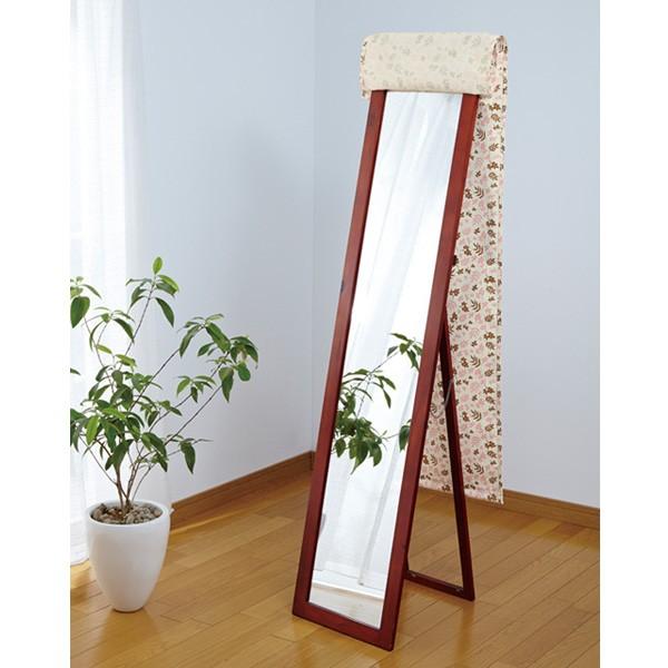 スタンドミラーカバー アイボリー 鏡 保護 目隠し カーテン 埃よけ ホコリよけ Fuku Z 931 いいもの福キタル 通販 Yahoo ショッピング