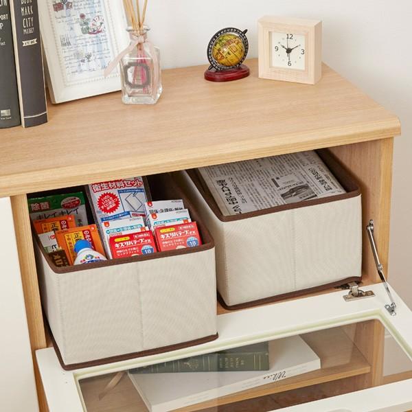 とりあえずの片づけbox ベージュ 収納ボックス 整理箱 新聞整理 郵便物整理 おもちゃ箱 一時置き場 Fuku Z 932 いいもの福キタル 通販 Yahoo ショッピング
