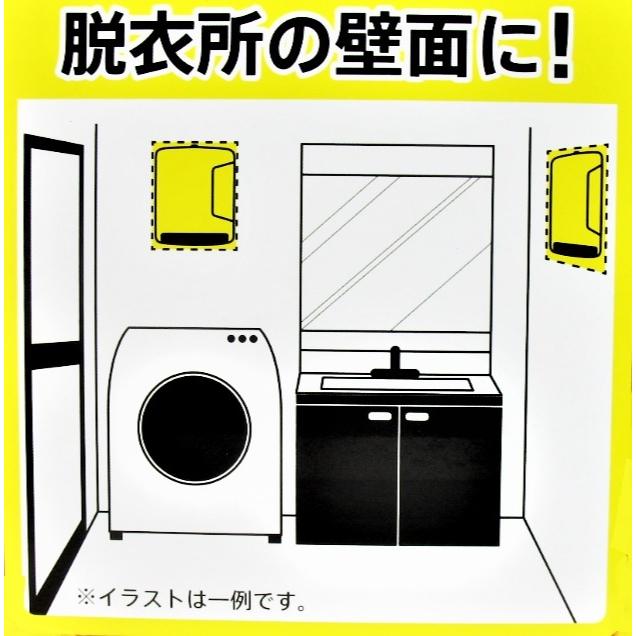 ファンヒーター 脱衣所 暖房 壁掛け ヒーター 洗面所 人感センサー 1200W 扇風機 タイマー付き  ヒートショック対策 衣類乾燥 トイレ 脱衣室 敬老の日｜fuku-kuru｜06