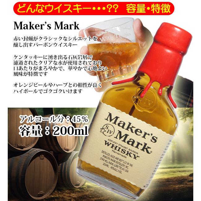 Maker's Mark メーカーズマーク ウィスキー ギフト セット 名入れ