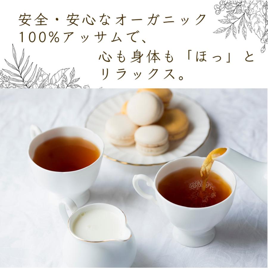 オーガニックアッサムティー 2g×50包 有機アッサム 有機紅茶 アッサムティー 紅茶  オーソドックス製法 リーフティータイプ | ふくちゃ | 18