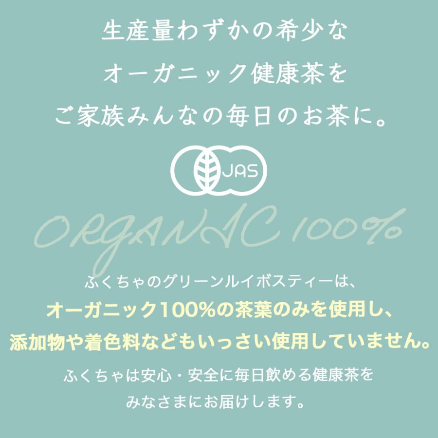 ふくちゃ オーガニック グリーンルイボスティー 300包（100包×3袋