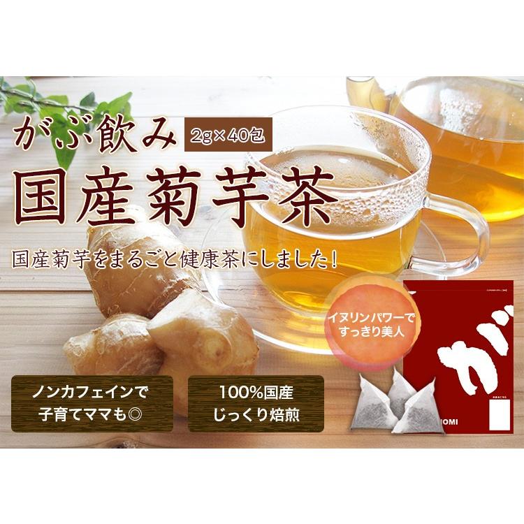 菊芋茶 国産 2g × 40包 80g 健康茶 菊芋 ノンカフェイン ティーバッグ イヌリン | ふくちゃ | 01
