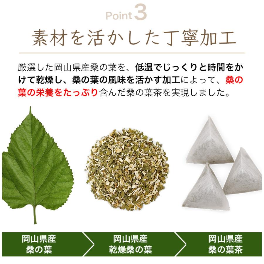 桑の葉茶 くわの葉茶 3g×300包 900g 桑茶 桑の葉 マルベリーリーフ ノンカフェイン 国産 茶 健康茶 ティーバッグ ふくちゃ 福茶_6
