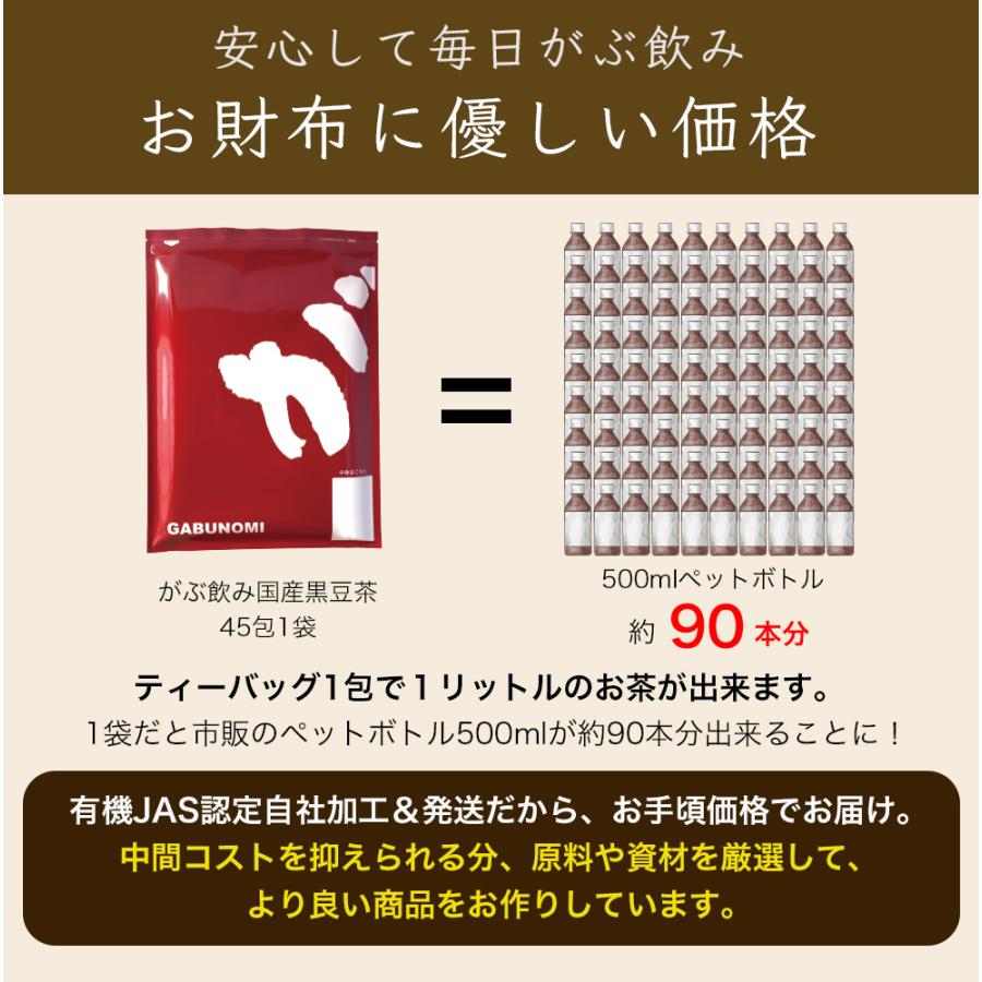 黒豆茶 国産 まとめ買い 6g × 270包 1620g 健康茶 ノンカフェイン ティーバッグ_12