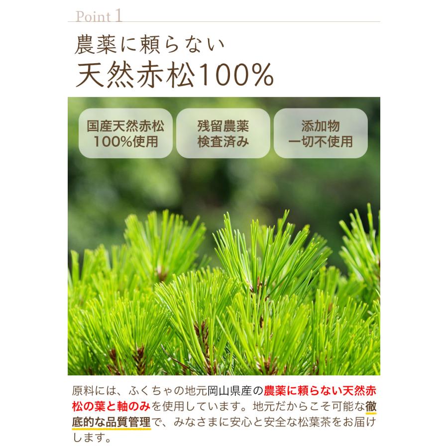 ふくちゃ 松葉茶 国産 カップ用 ティーバッグ 2g × 50包 100g