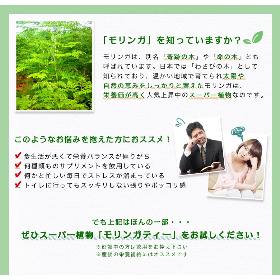 モリンガティー モリンガ茶 モリンガ 茶 健康茶 国産 送料無料 スーパーフード 茶 健康茶 ティーバッグ 50包 ふくちゃ 福茶 | ふくちゃ | 02