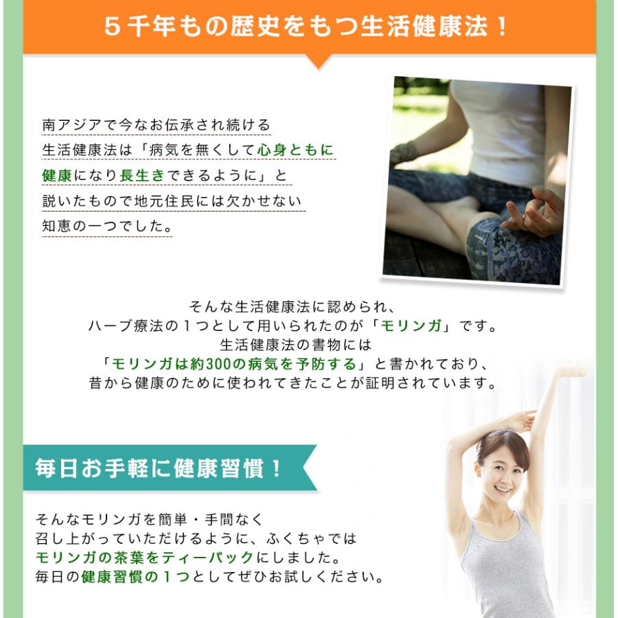 モリンガティー モリンガ茶 モリンガ 茶 健康茶 国産 送料無料 スーパーフード 茶 健康茶 ティーバッグ 50包 ふくちゃ 福茶 | ふくちゃ | 04