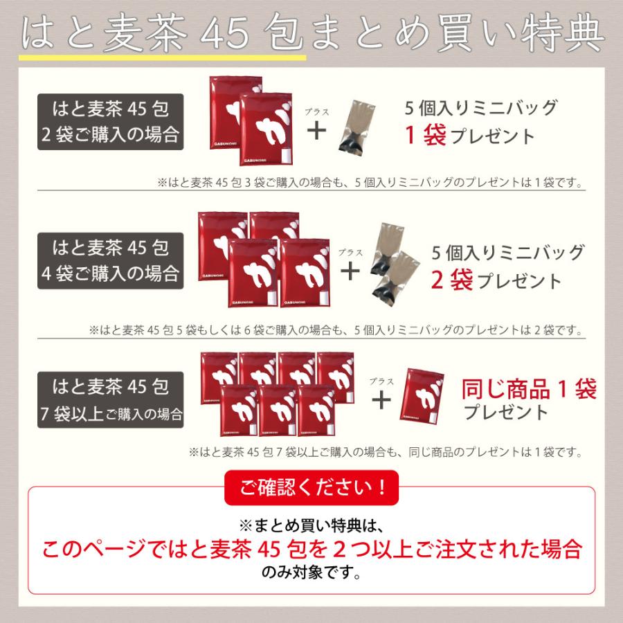 ハトムギ茶 はと麦茶 国産 6g × 45包 270g ハトムギ ハトムギ ティーバッグ はとむぎ 大容量 ノンカフェイン | ふくちゃ | 14