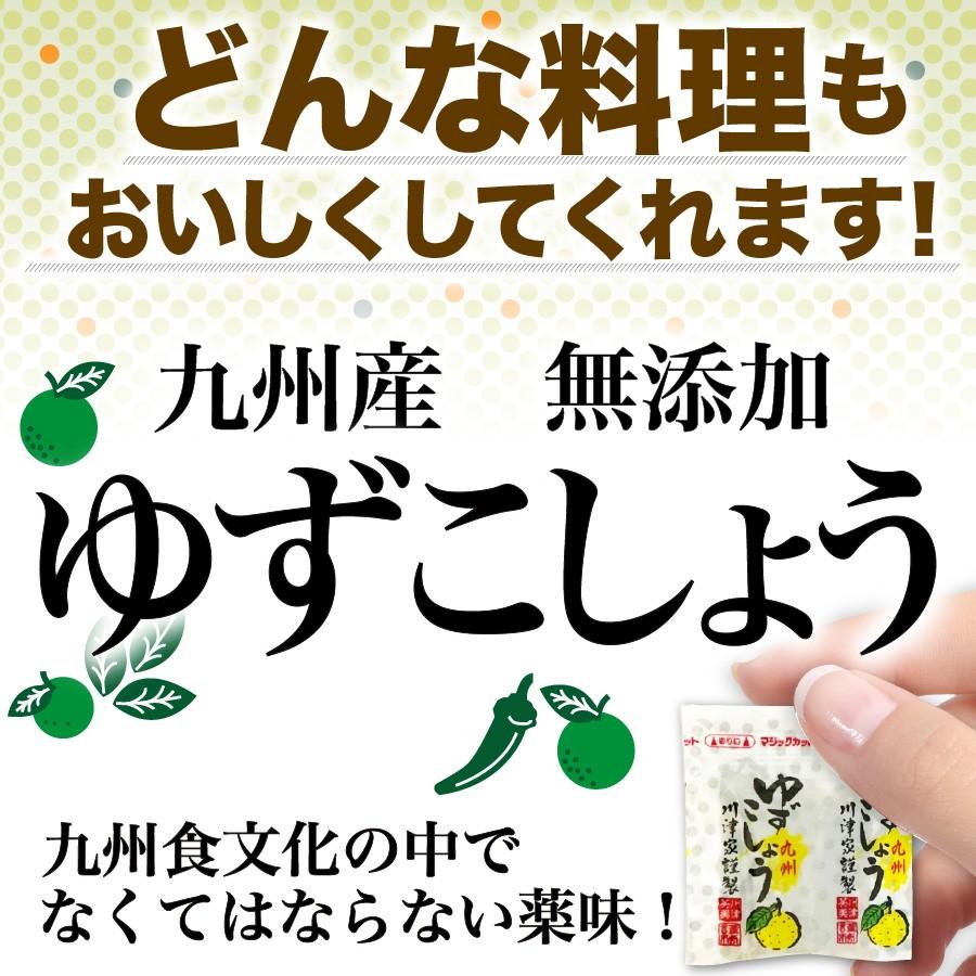 柚子胡椒 小分けパック 1.5ｇ×50袋 業務用  送料無料 九州産 無添加 薬味｜fukuda-farm｜02