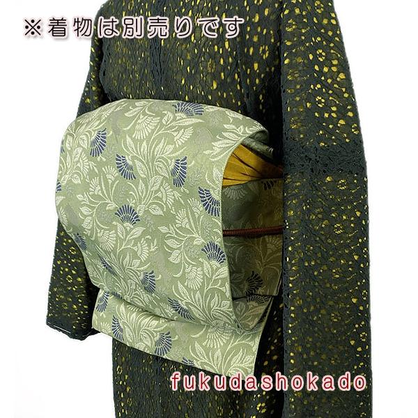 着物　ワンタッチつけ帯　作り帯　一重太鼓　交織 付帯 付け帯 作り帯 文化帯 一重太鼓 正絹 リバーシブル 両面