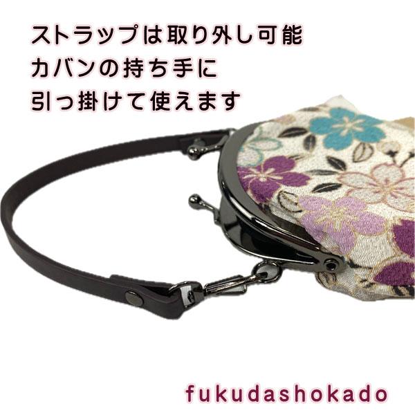 ストラップ付がま口財布　oc25-1　京都　財布　ガマ口　小銭入れ　小物入れにも【クリックポスト対応商品】 |  | 09