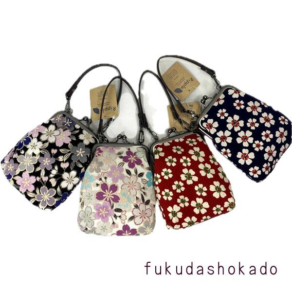 ストラップ付縦型がま口財布　oc25-3　京都　財布　ガマ口　小銭入れ　小物入れにも【クリックポスト対応商品】 |  | 09