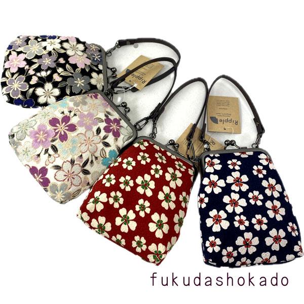 ストラップ付縦型がま口財布　oc25-3　京都　財布　ガマ口　小銭入れ　小物入れにも【クリックポスト対応商品】 |  | 10