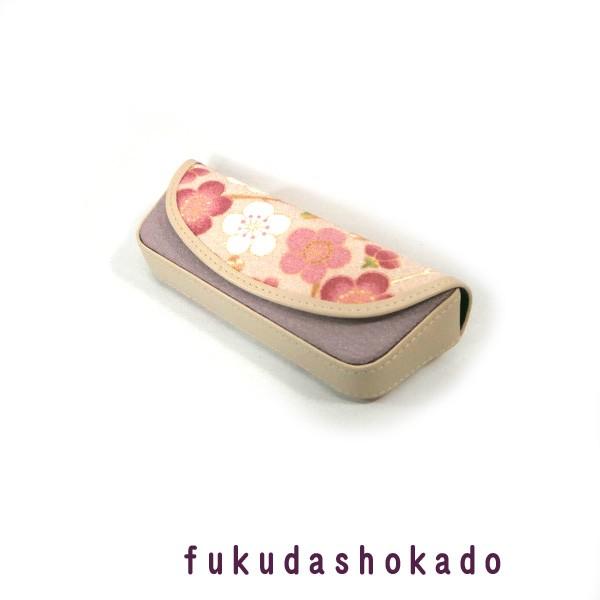 和柄　セミハードメガネケース 　uc20-1　桜　梅　椿　紫陽花【クリックポスト対応不可】 |  | 13