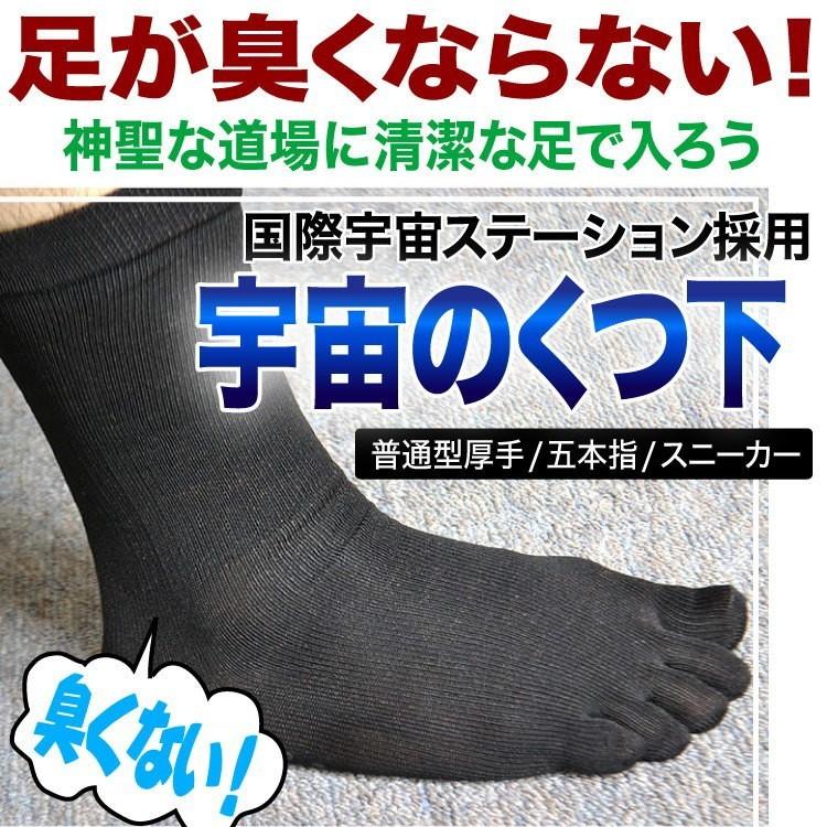 宇宙のくつ下 5本指靴下 足が臭くない と大評判に 国際宇宙ステーション採用の実績有り メンズ 消臭 制菌 制電 3足以上で送料無料 Kutsushita Five Fingers 2 剣道japan Yahoo 店 通販 Yahoo ショッピング
