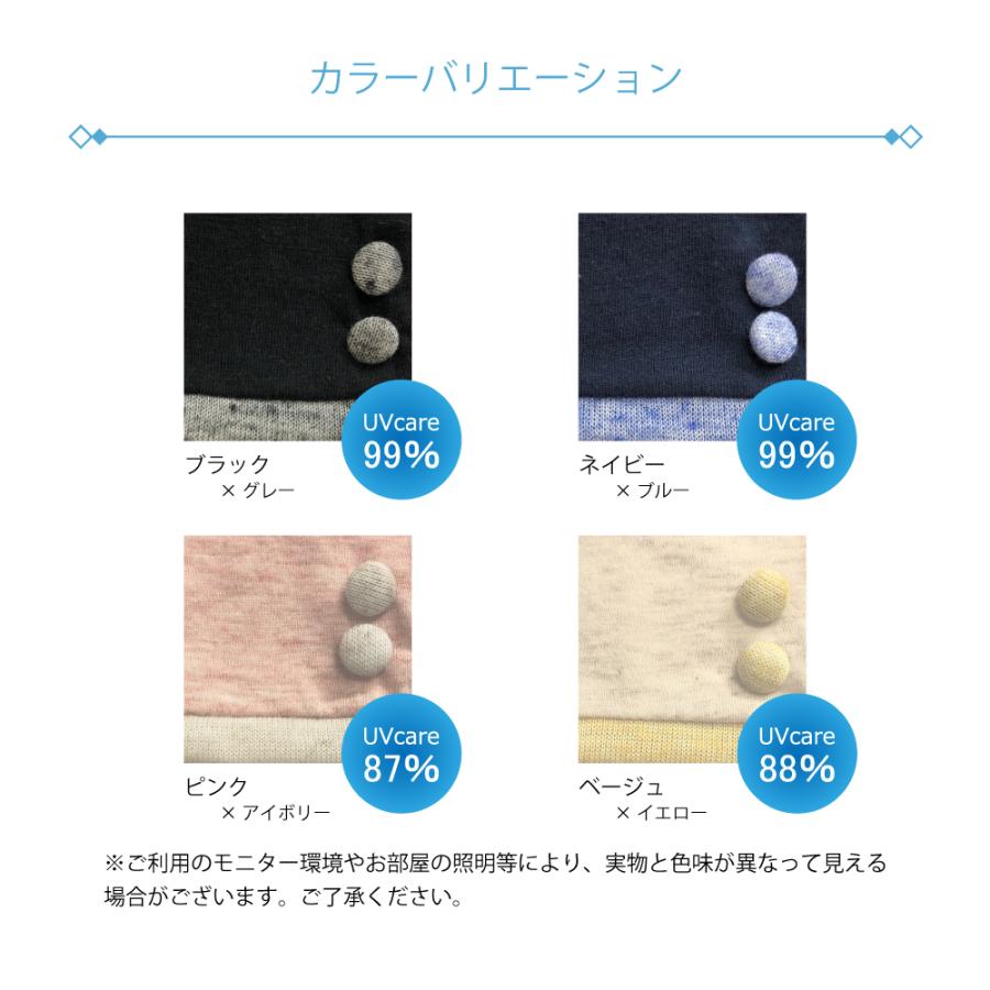 UVケア　ボタン付き手袋　日焼け対策に　指先までしっかりガード　送料無料 |  | 03
