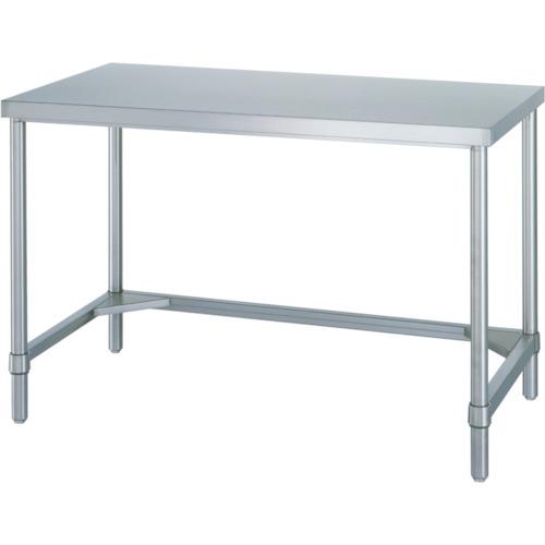 シンコー　ステンレス作業台（三方枠タイプ・ＳＵＳ４３０） ９００×６００×８００　　WT-9060　116-1587