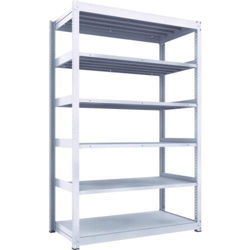 ＴＲＵＳＣＯ　ＴＵＧ型中量ボルトレス棚　３００ｋｇ　単体型　１５５５×７７６×Ｈ２４００　６段　　TUG300-85J-6　116-3749