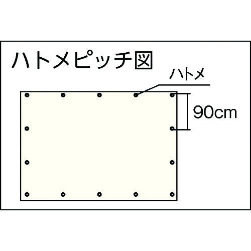 ユタカメイク　シート　ＰＥ透明糸入りシート（ＵＶ剤入）　２．７ｍ×３．６ｍ　　B312　367-5041｜fukudakk｜03