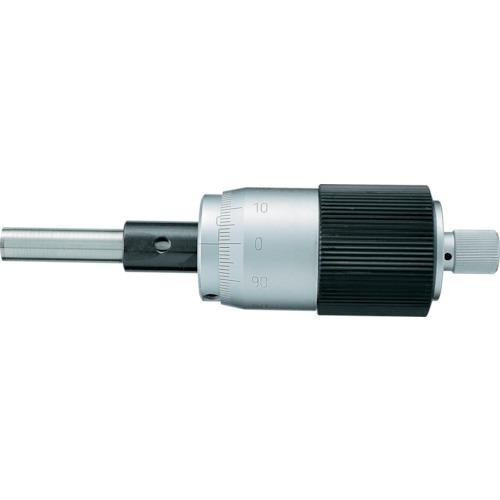 ＳＫ　マイクロメータヘッド　測定範囲０〜２５ｍｍ　ストレートステム／定圧装置付　先端平面　　1004-030　377-4601