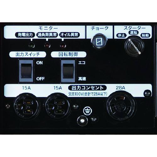 新ダイワ 防音型インバーター発電機 2．8kVA 8．4L IEG2801M