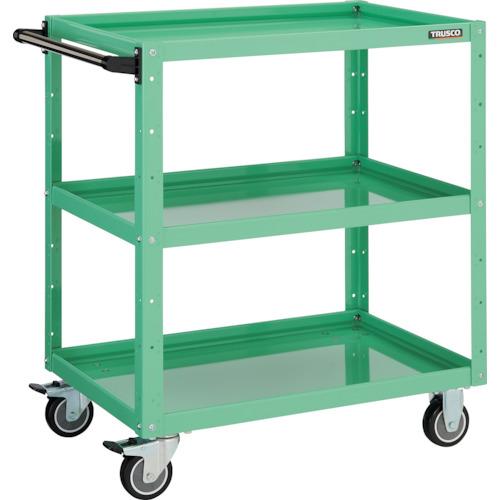 ＴＲＵＳＣＯ　ツールワゴン　イーグルワゴン　７５０Ｘ５００ＸＨ８８０　ウレタン車輪　ヤンググリーン　　EGW-973U-YG　474-9341