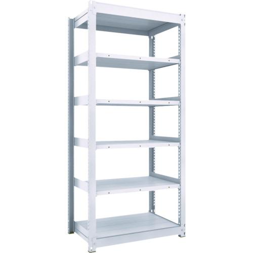 ＴＲＵＳＣＯ　ＴＵＧ型中量ボルトレス棚　３００ｋｇ　単体型　１５５５×６２６×Ｈ２１００　６段　　TUG300-75L-6　755-6926