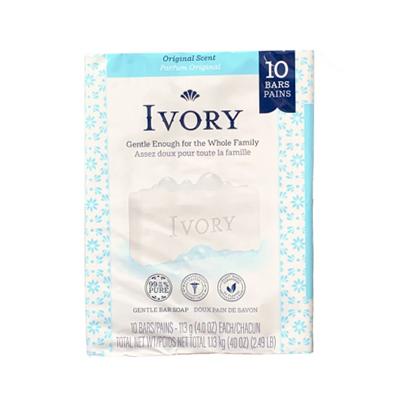 【ほぼ未使用】 unico GRABE アイボリー IVORY（アイボリー） アイボリー石鹸オリジナル 113g×10個パック