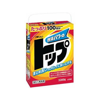 LION（ライオン） 無りんトップ 粉末洗剤 3.2kg : ドラッグフォーユー