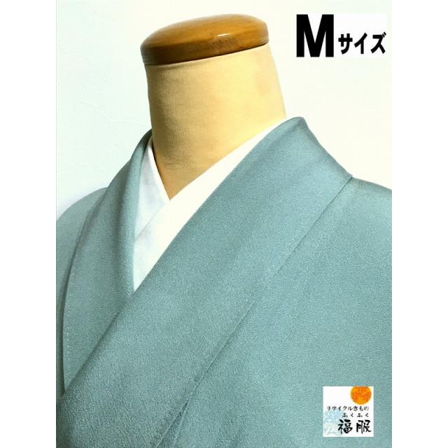 25％OFFクーポン発行中/【中古】色無地 正絹 グレー 裄65cm Mサイズ  