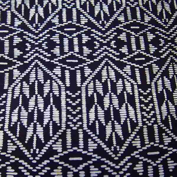 中古 浴衣 綿 濃紺地に矢羽模様 ｓサイズ 新宿店在庫 初詣 Mm 0723zm リサイクルきもの福服 通販 Yahoo ショッピング