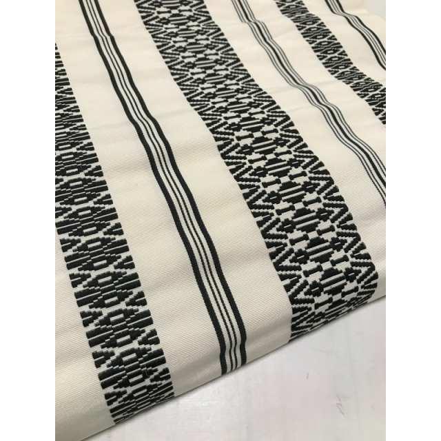 八分名古屋帯 中古】名古屋帯 化繊 白地に独鈷文様 全通柄 八寸 : リサイクル