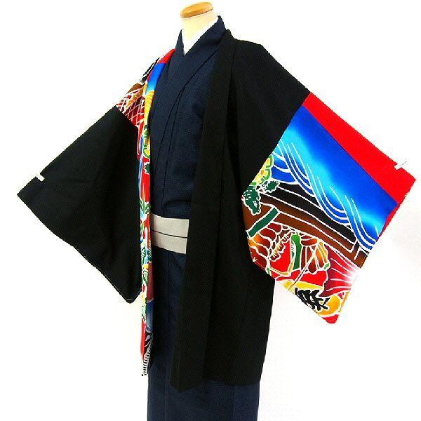 人気ブランドを 新品 男羽織 黒 大漁旗 綿 単衣羽織 Llサイズ 裄77ｃｍ 福服特製 浅草店在庫 送料無料 予約販売品 Www Simon Page Com