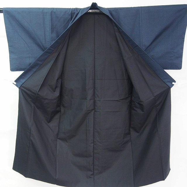 只今お買い得クーポン発行中] 【中古】大島風紬 男物 正絹 着物 男着物 