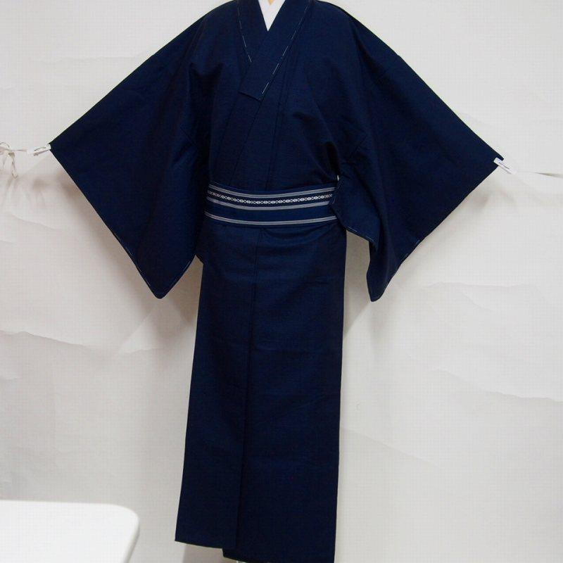 和②男性用着物和服 ネイビー濃紺 ウール新品未使用 library.umsida.ac.id