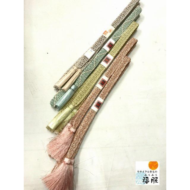 中古 帯締め 正絹 選べる5タイプ 夏用 : ss24553-230521zm 