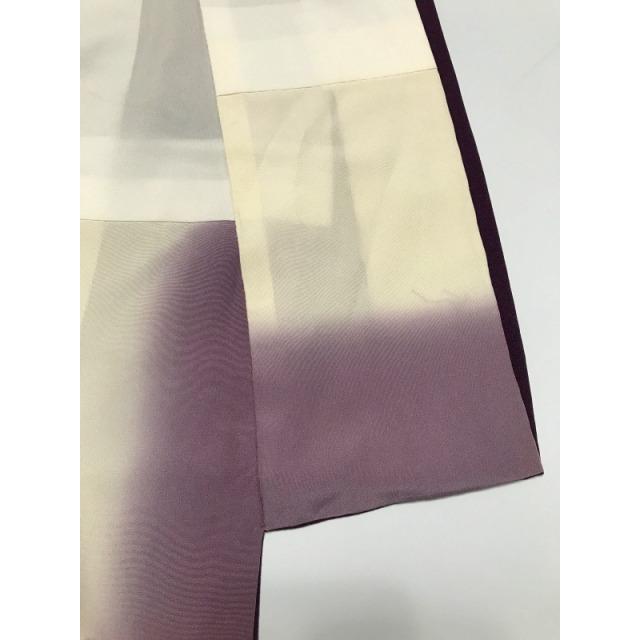25%OFFクーポン発行中/中古 Lサイズ 正絹 付け下げ 紫地に地紙 25%OFFクーポン発行中/中古 Lサイズ 正絹 付け下げ 紫地に地紙