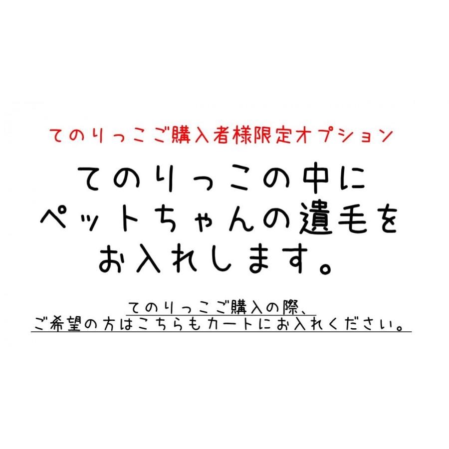 ●オプション●てのりっこに遺毛をお入れする加工｜fukufukuyama