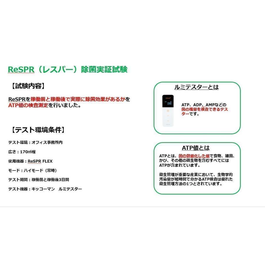 空気清浄機（除菌、脱臭、除塵）ReSPR ONE(レスパー ワン) ※ReSPR 50