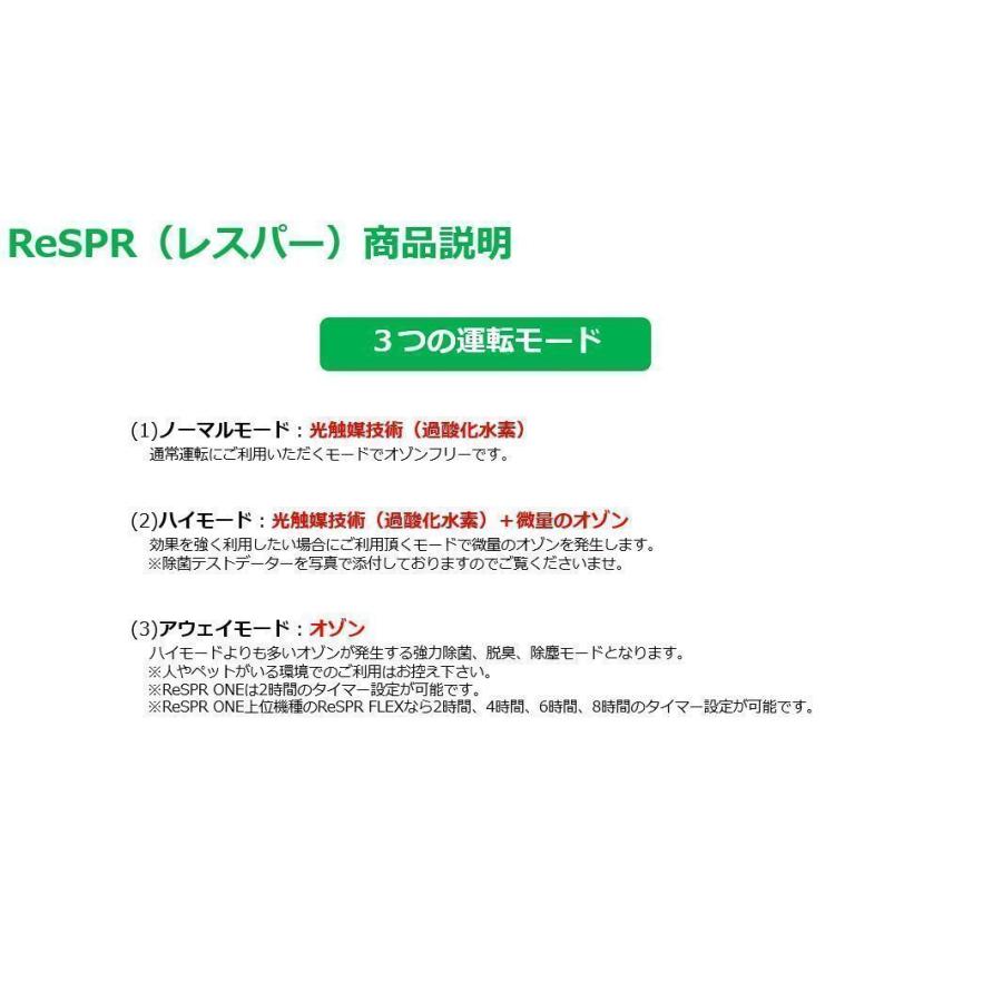 空気清浄機（除菌、脱臭、除塵）ReSPR ONE(レスパー ワン) ※ReSPR 50