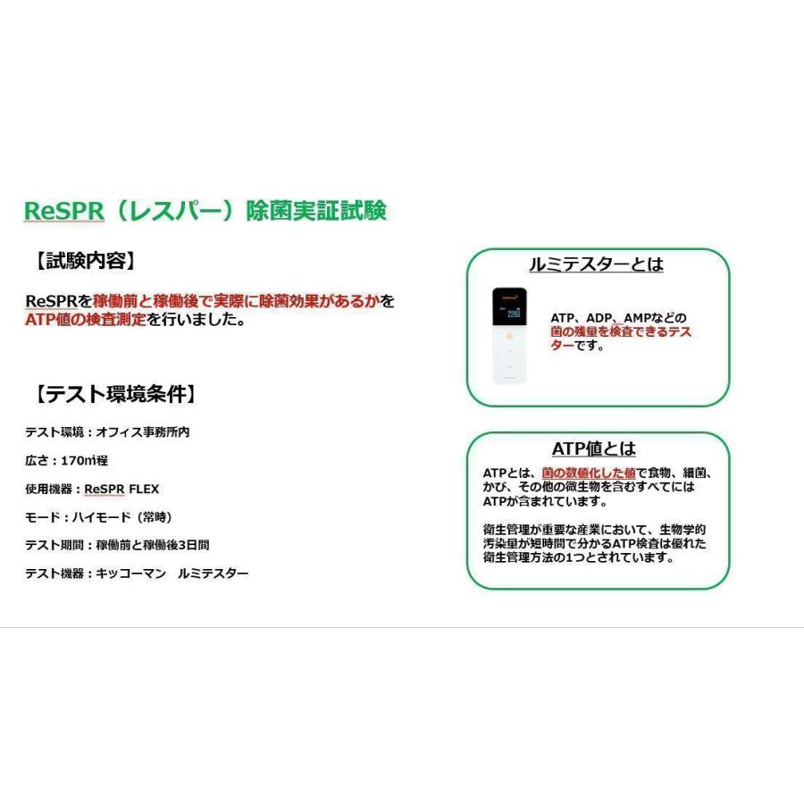 空気清浄機(除菌、脱臭、除塵)ReSPR ONE(レスパー ワン 空気清浄機(除菌、脱臭、除塵)ReSPR ONE(レスパー ワン