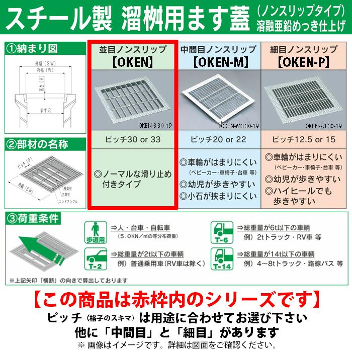 溜桝用 四面ツバ付 溝蓋 側溝蓋 グレーチング蓋 規格 並目 溜桝用 四面ツバ付 溝蓋 側溝蓋 グレーチング蓋 規格 並目