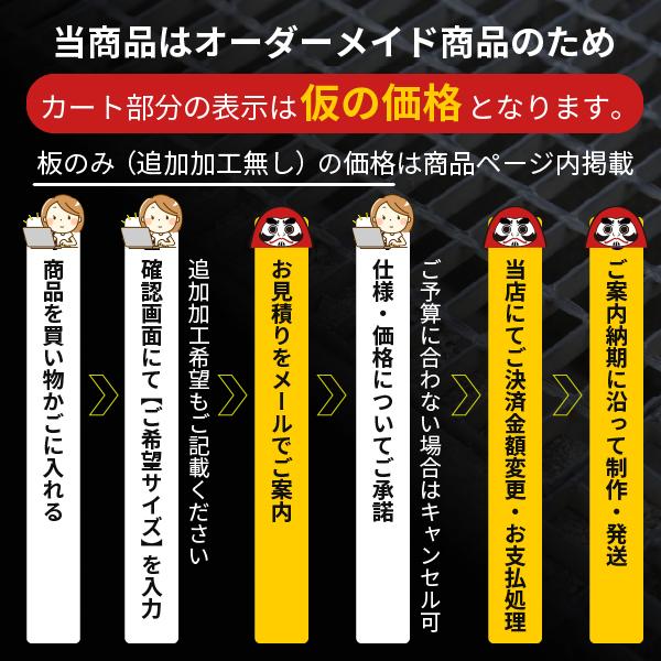 奥岡製作所 オーダー 縞鋼板 厚み6mm 鉄板 縞板 チェッカー