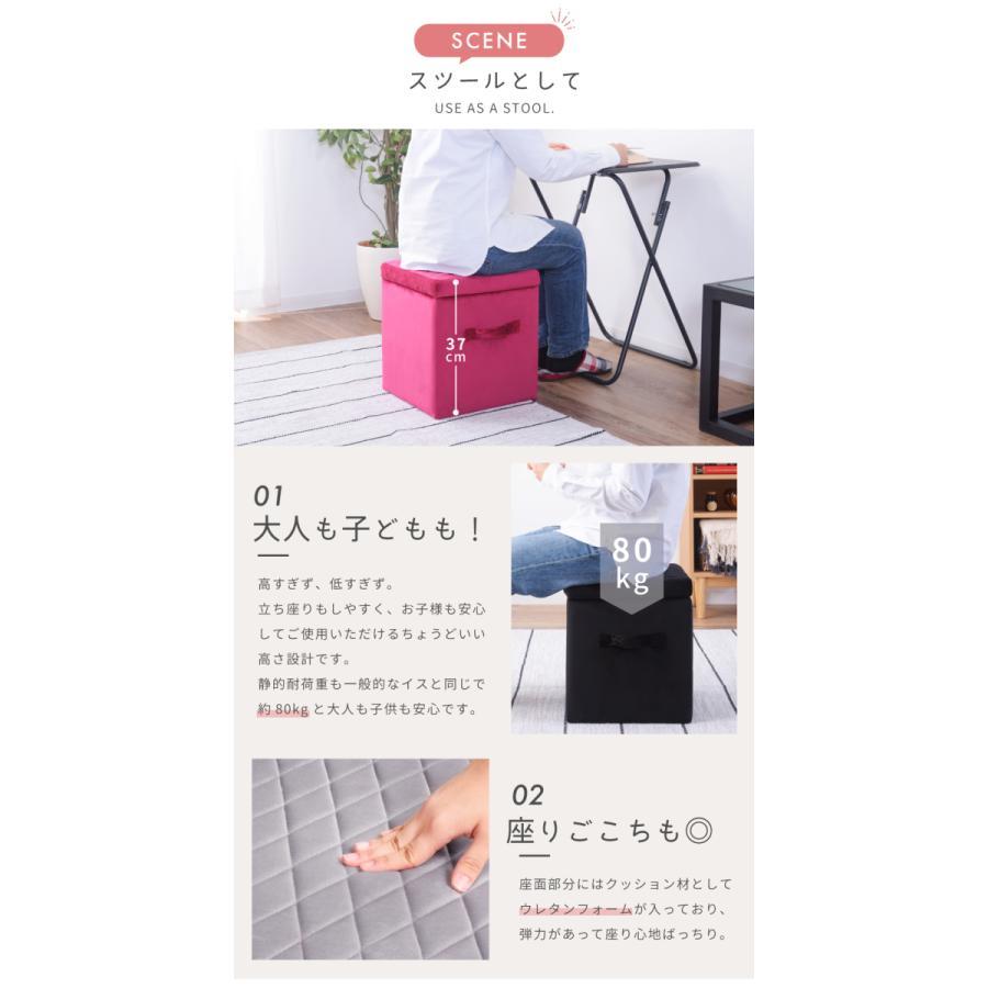 東谷 BLT-57 収納スツール フタ付き スツール 収納 収納ボックス