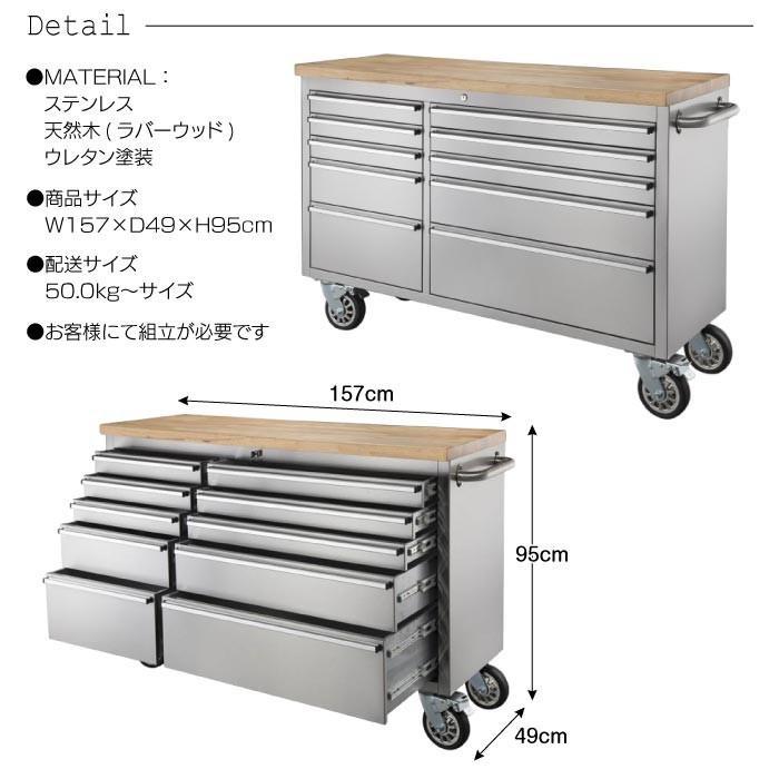 東谷 【送料別】東谷 ツールキャビネット DIS-393 W157×D49×H95 108.5