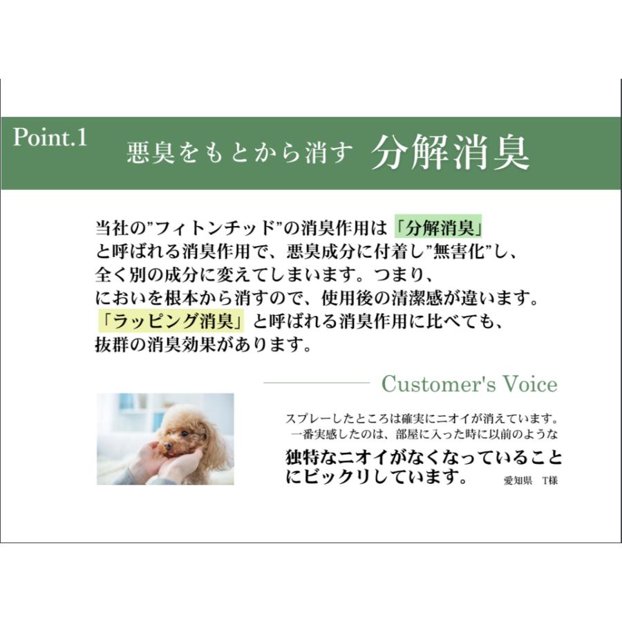 フィトンチッド スプレー フォードッグ 犬用 犬 防腐剤 添加物