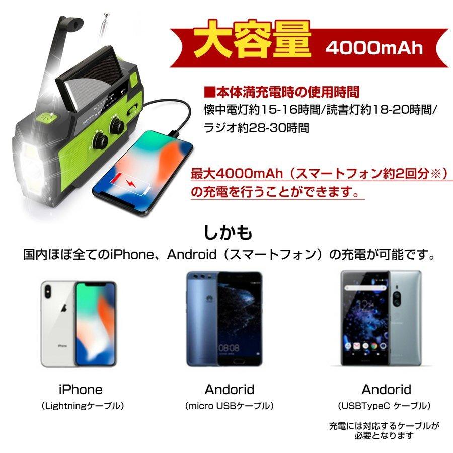 RABLISS KO210 ポータブルラジオ 防災ラジオ 防災グッズ 避難用ラジオ