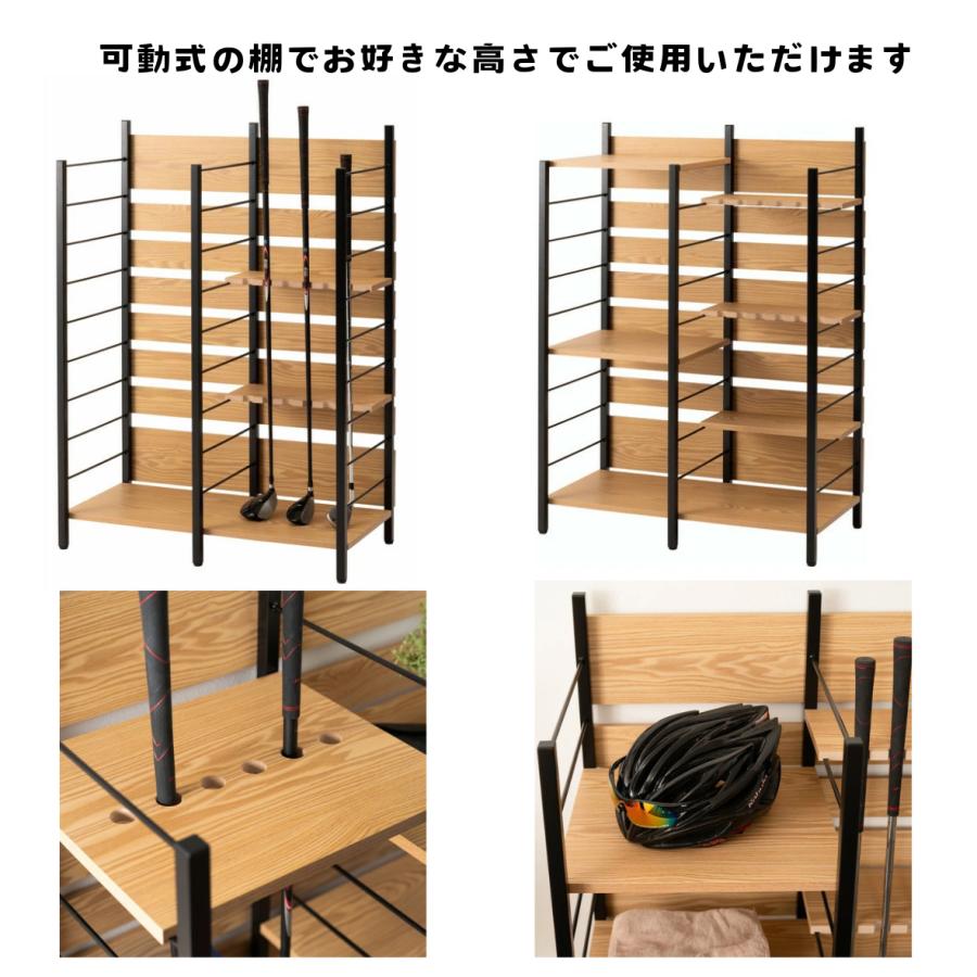 東谷 om-01bk ゴルフクラブスタンド ゴルフクラブ 12本 全クラブ対応