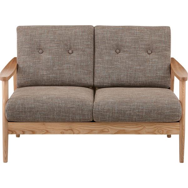 東谷 【送料別途お見積】 東谷 ソファ バッスム 2人掛 RTO-921BR